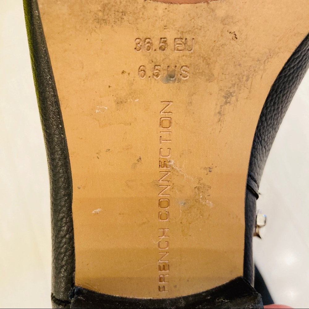 French Connection Black Over the Knee Boots - Picture 7 of 9